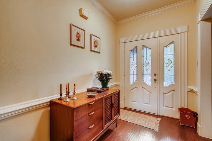 The Front Door of a Contemporary House